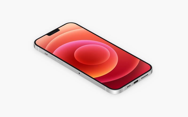 多维光影下的科技符号——iPhone 12 产品渲染的艺术与设计美学